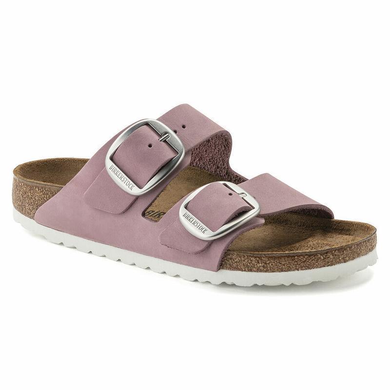 Arizona Birkenstock Big Prackou Nubuck Kozene Damske Nachový | SK 66NWY